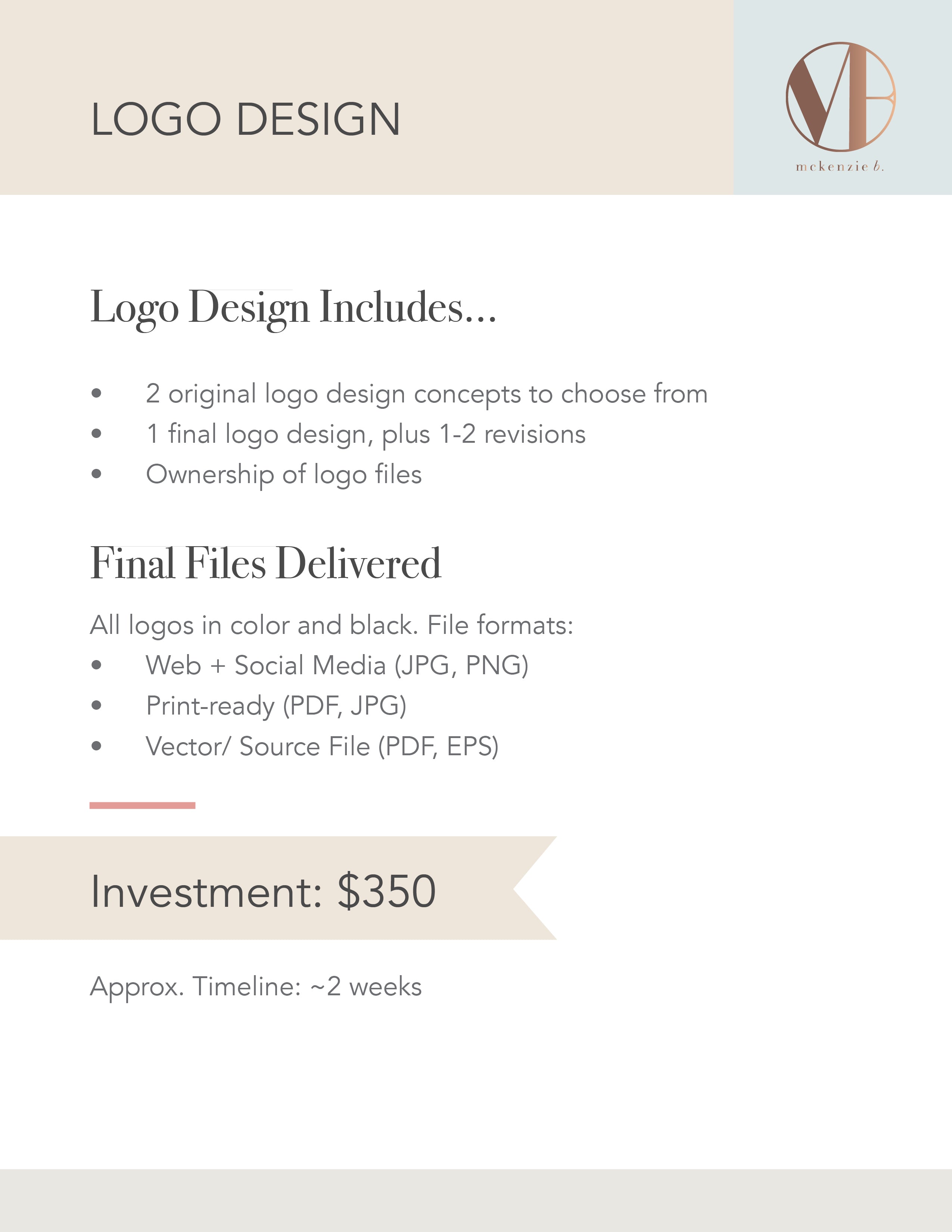 Package Options Ix Design Web Design And Logo Packages